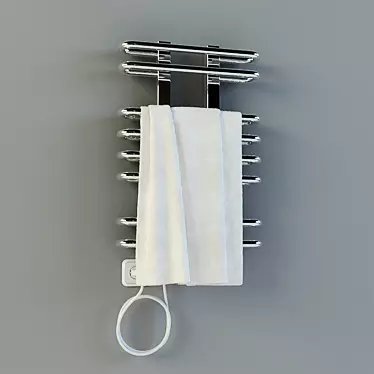 Sahara P8 Heated Towel Rail 3D model image 1 