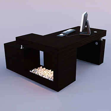 Custom Office Table 3D model image 1 