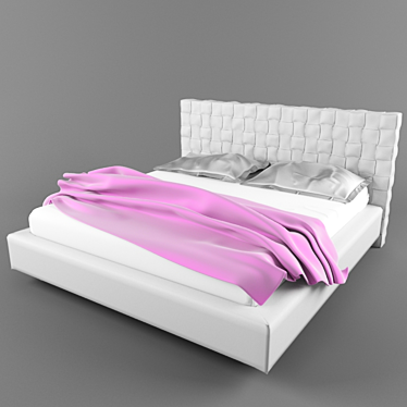 Modern Style Bed 3D model image 1 