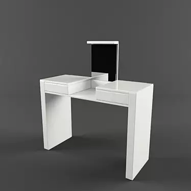 Italian Vanity Table - Armobil 3D model image 1 