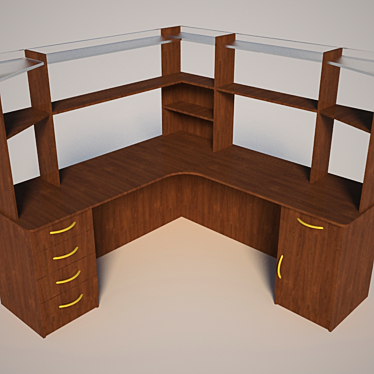 ErgoDesk: Stylish and Functional 3D model image 1 