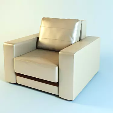 ErgoMax Armchair: Modern Design, Easy to Use 3D model image 1 