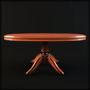 Elegant Classic Coffee Table 3D model image 1 