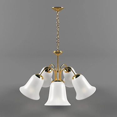 Glittering Chandelier: MASSIVE 40097 3D model image 1 