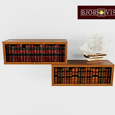 Modular Bookshelves: Bjokkvist 3D model image 1 