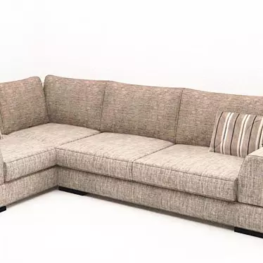 Modern Corner Sofa 3D model image 1 