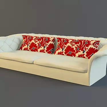 Moroso Bohemian Sofa 3D model image 1 