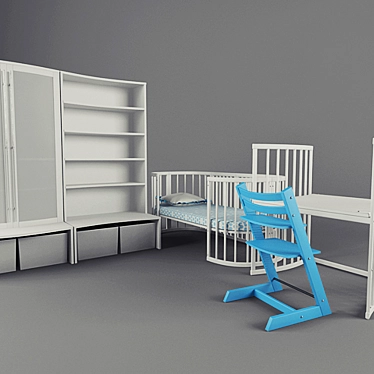 Stokke: Grow with Your Child! 3D model image 1 