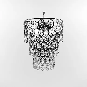 Elegant Vray Chandelier 3D model image 1 