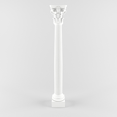 Corinthian Column, 2.9m 3D model image 1 