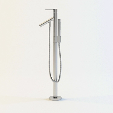 HansGrohe/Axor Massaud: Floor-Mounted Bath Mixer 3D model image 1 