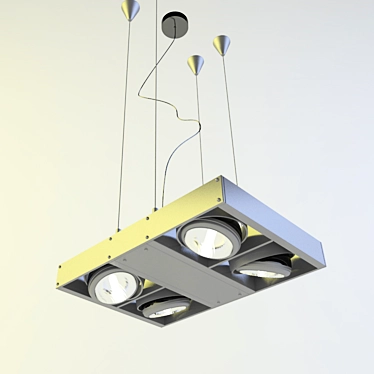 MiaLight: Stylish Pendant Light 3D model image 1 