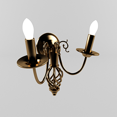 Classic Wall Sconce 3D model image 1 