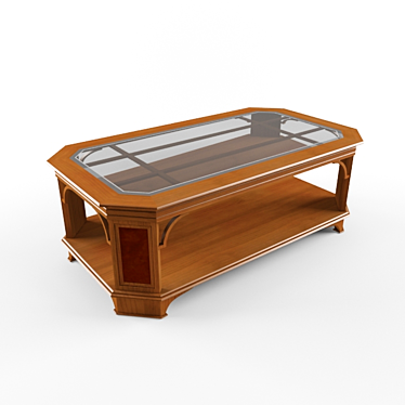 Italian Inspired Coffee Table 3D model image 1 