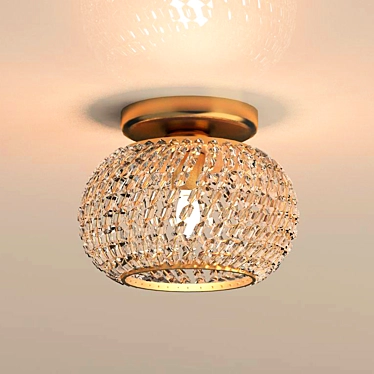 Luxury Gold Ceiling Light by LightStar 3D model image 1 