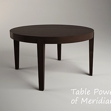 Elegant 120cm Meridiani Power 3D model image 1 