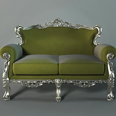 Gossipy Lounge: DV Home's Sofa 3D model image 1 