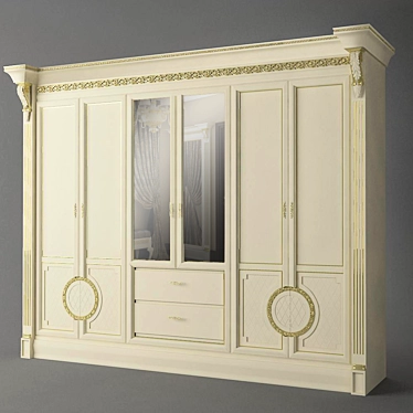 Modern Arca Cabinet 3D model image 1 