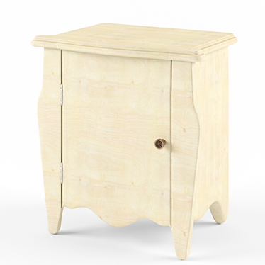 Elegant Guadarte Bedside Table 3D model image 1 