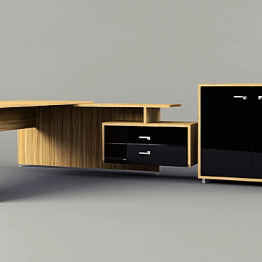 Alliance Office Furniture Set 3D model image 1 