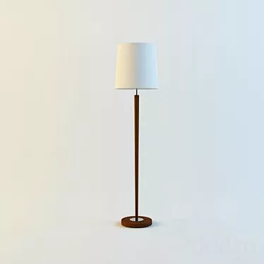 Platan Series: Elegant Floor Light 3D model image 1 