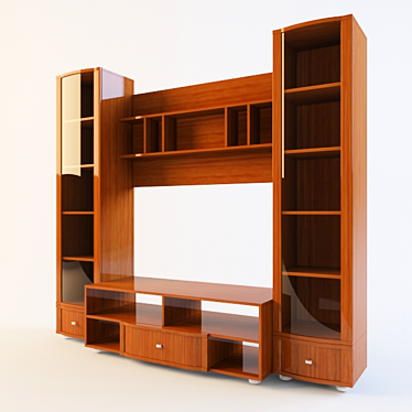 Ascona Wall Unit 3D model image 1 