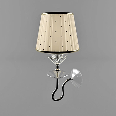 Elegant IL Paralume Marina Wall Sconce 3D model image 1 