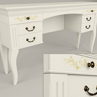 Luxury Vanity Table "Domus 3D model image 1 