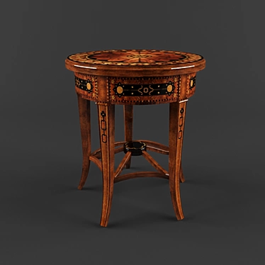 Sleek Rho Side Table 3D model image 1 
