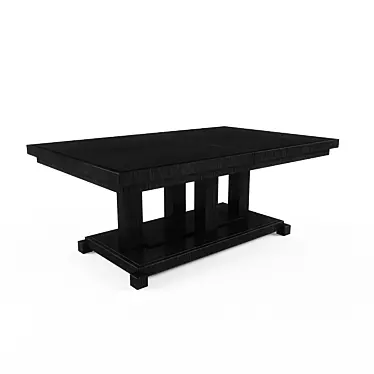 Selva Downtown Dining Table 3D model image 1 