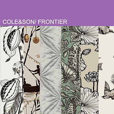 Cole&Son Frontier Wallpaper 3D model image 1 