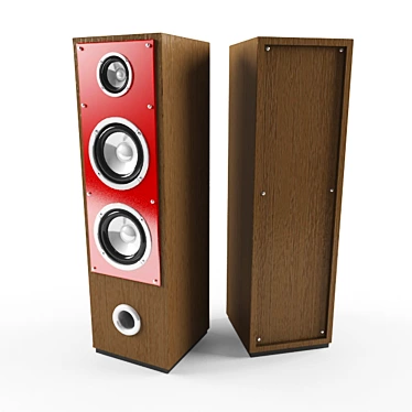 Handmade Sound Column 3D model image 1 