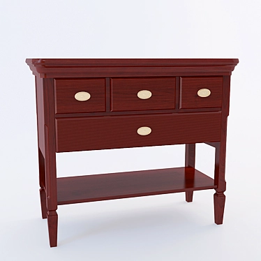 Elegant CAVIO Console: MARIA SILVA 3D model image 1 