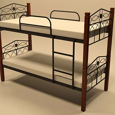 Outdoor Haven Deck Bed 3D model image 1 