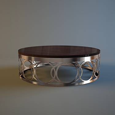 Elegant Ipe Cavalli Coffee Table 3D model image 1 
