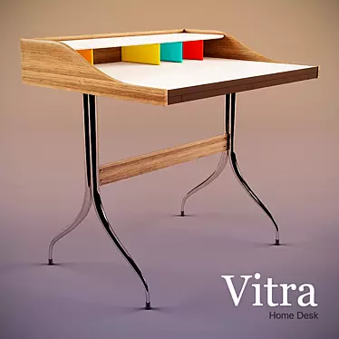 Modern Loft Home Desk by Vitra 3D model image 1 
