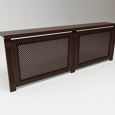 Contemporary Radiator Grille 2220x780 3D model image 1 