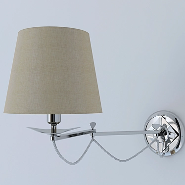 Italian Baga Lamp 923: Elegant Design 3D model image 1 