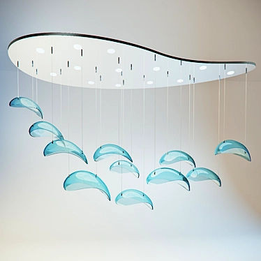 Custom-made Chandelier Drops 3D model image 1 