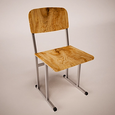 ErgoFlex School Chair 3D model image 1 