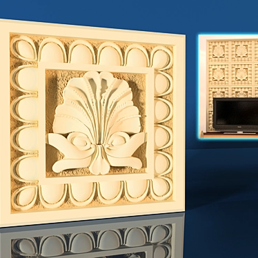  Decorative Wall Panel 3D model image 1 