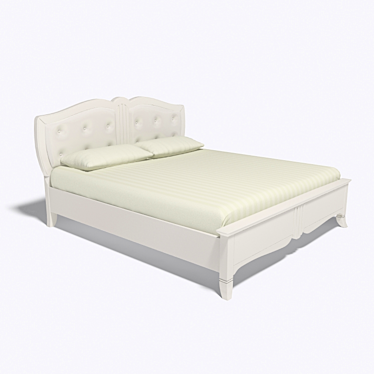 Francesco Pasi Deco Bed - Elegant Italian Design 3D model image 1 