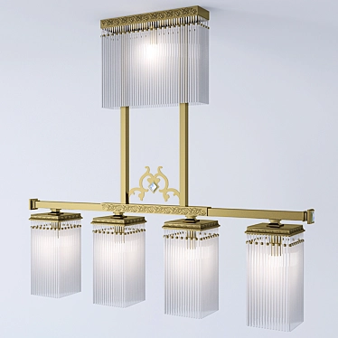 Kutek Carino Chandelier Set 3D model image 1 