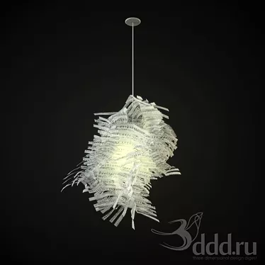 EcoPaper Lampshade 3D model image 1 