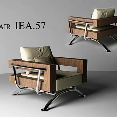Designer Chair IEA.57 3D model image 1 