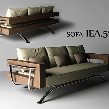 Designer Sofa: Exclusive and Modern 3D model image 1 