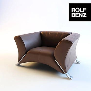 Elegant Rolf Benz 322 Chair 3D model image 1 