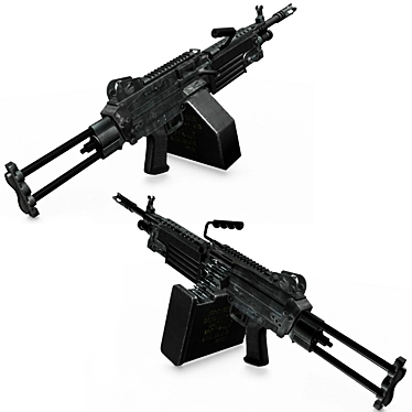 Fabrique National M249 SAW 3D model image 1 