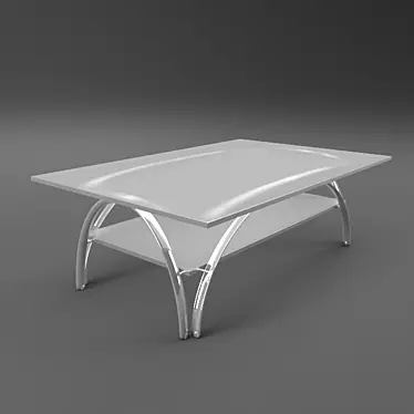 Modern 1000x1500 Coffee Table 3D model image 1 