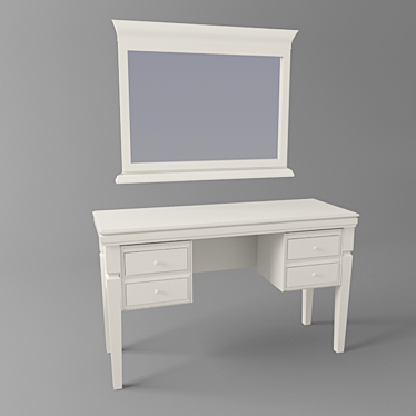 Venier Notte: Stylish Vanity Set 3D model image 1 